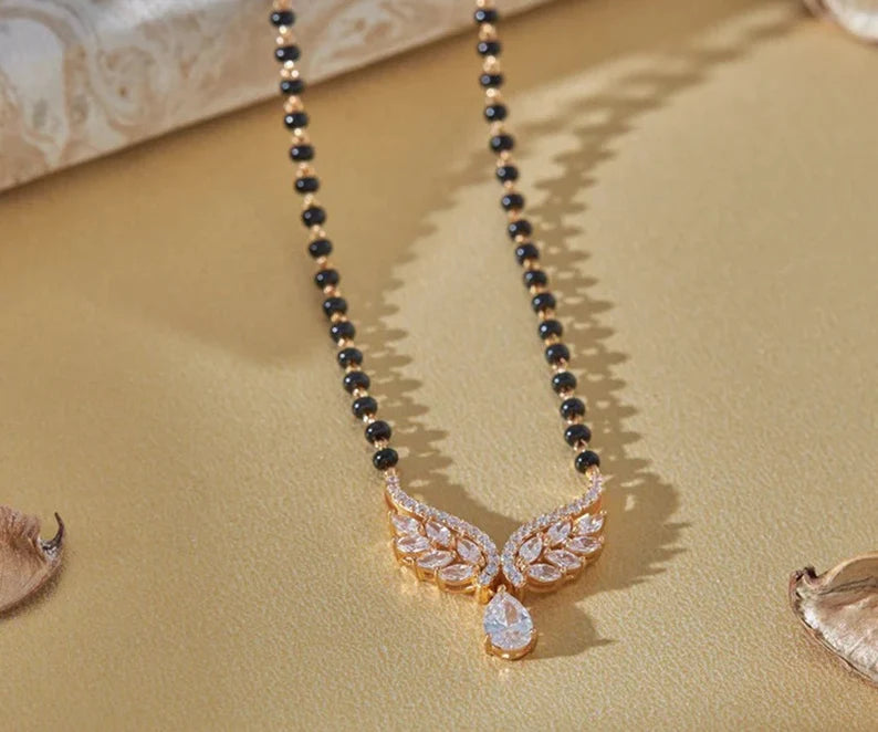 Devoleena Inspired Mangalsutra Rosegold