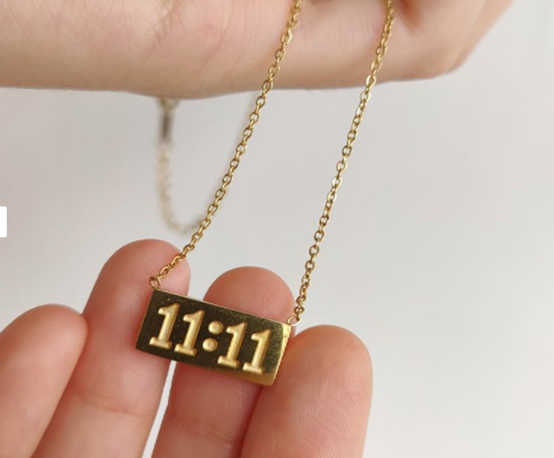 GOOD LUCK 11:11 NECKLACE
