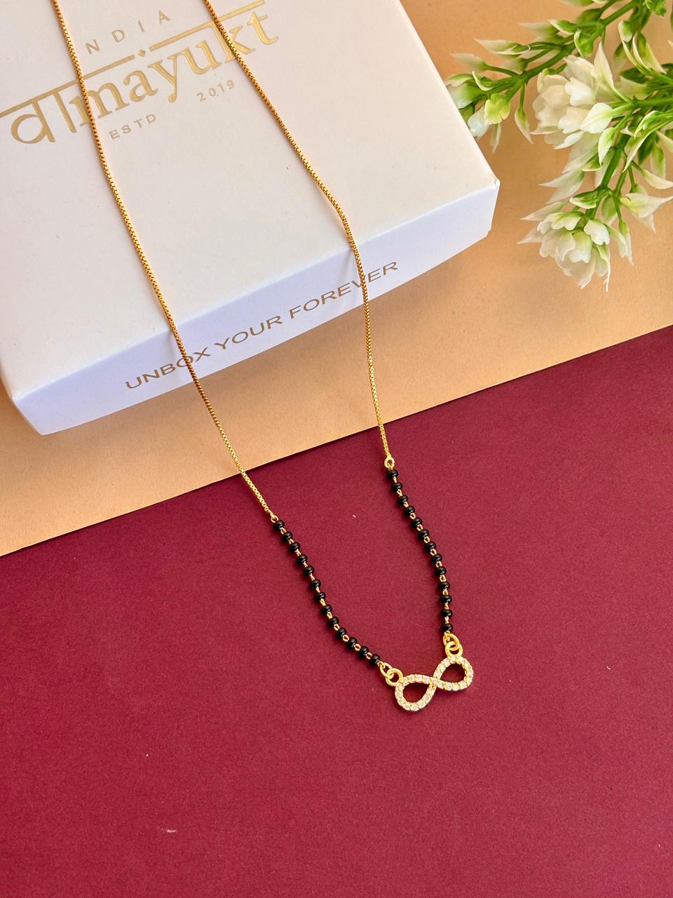 Infinity thick chain modern mangalsutra