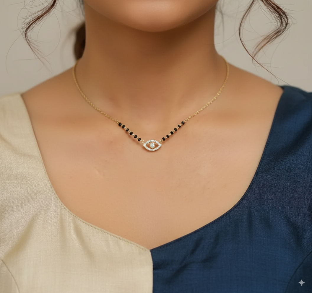 Evil Eye Millenial modern Mangalsutra