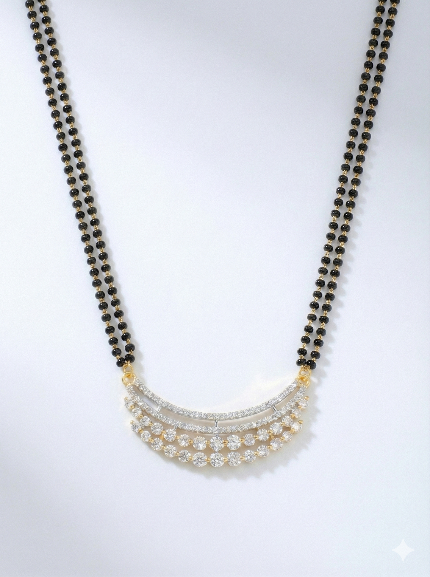 Radiant cz bar mangalsutra 24 inch