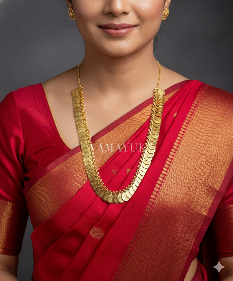 Southindian coin necklace 24 inch