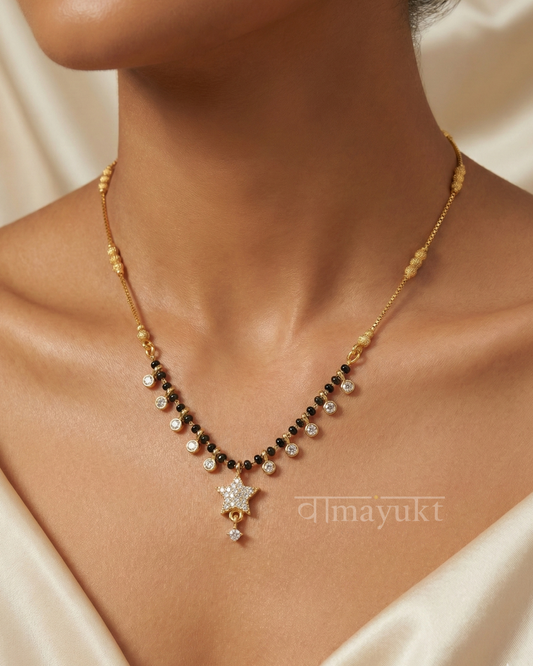 Vamayukt starry sparkle mangalsutra