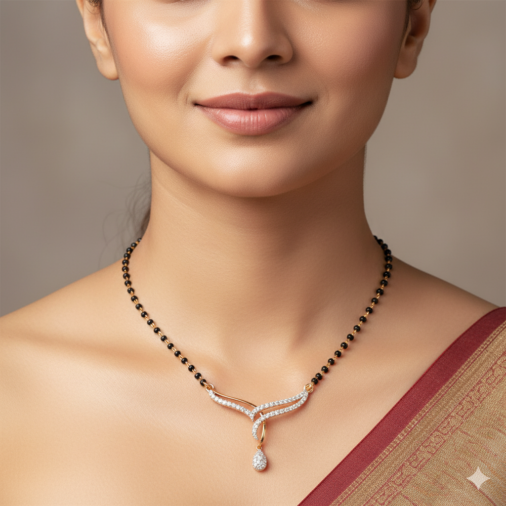 kriti elegant mangalsutra
