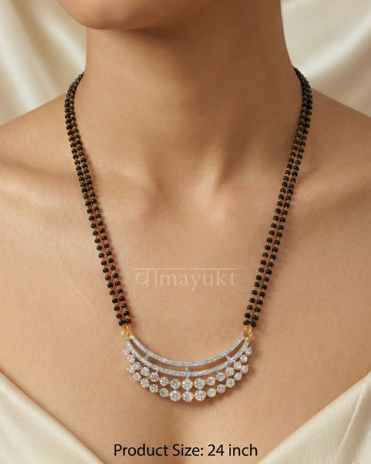 Radiant cz bar mangalsutra 24 inch