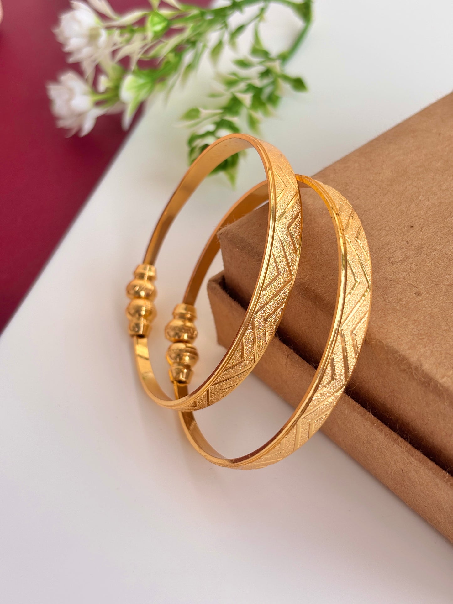 Vidya Dailywear kada bangle set of 2