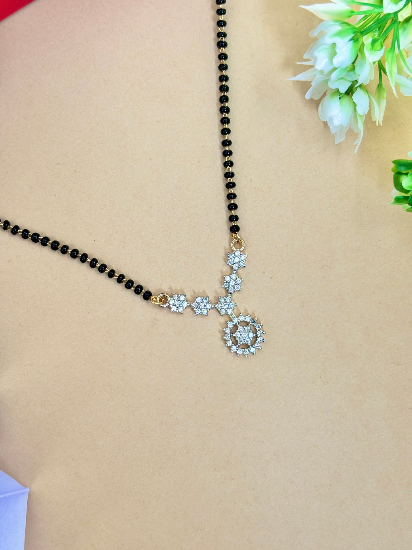 sumi diamond mangalsutra