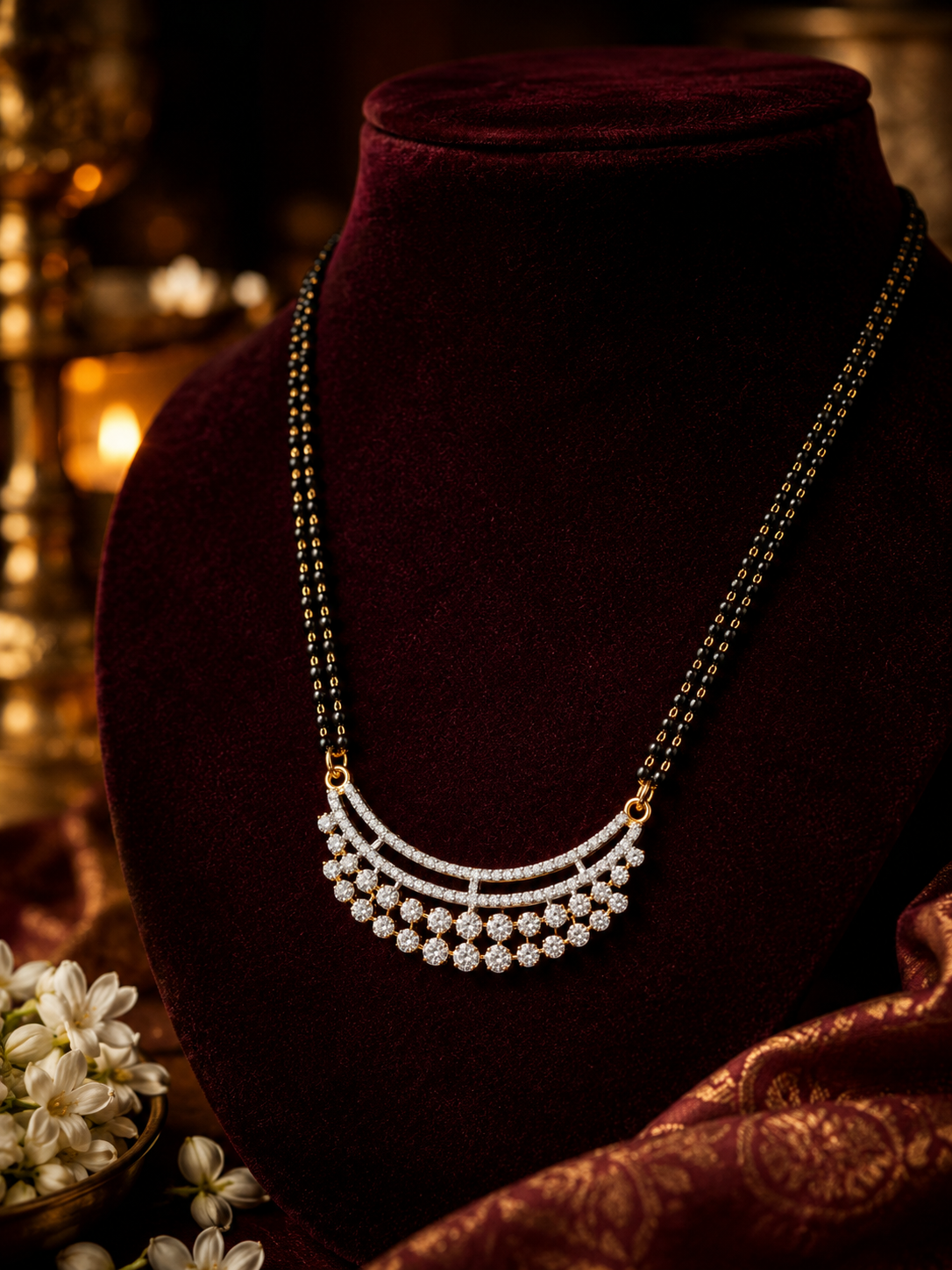 Radiant CZ Bar Mangalsutra 24 inch