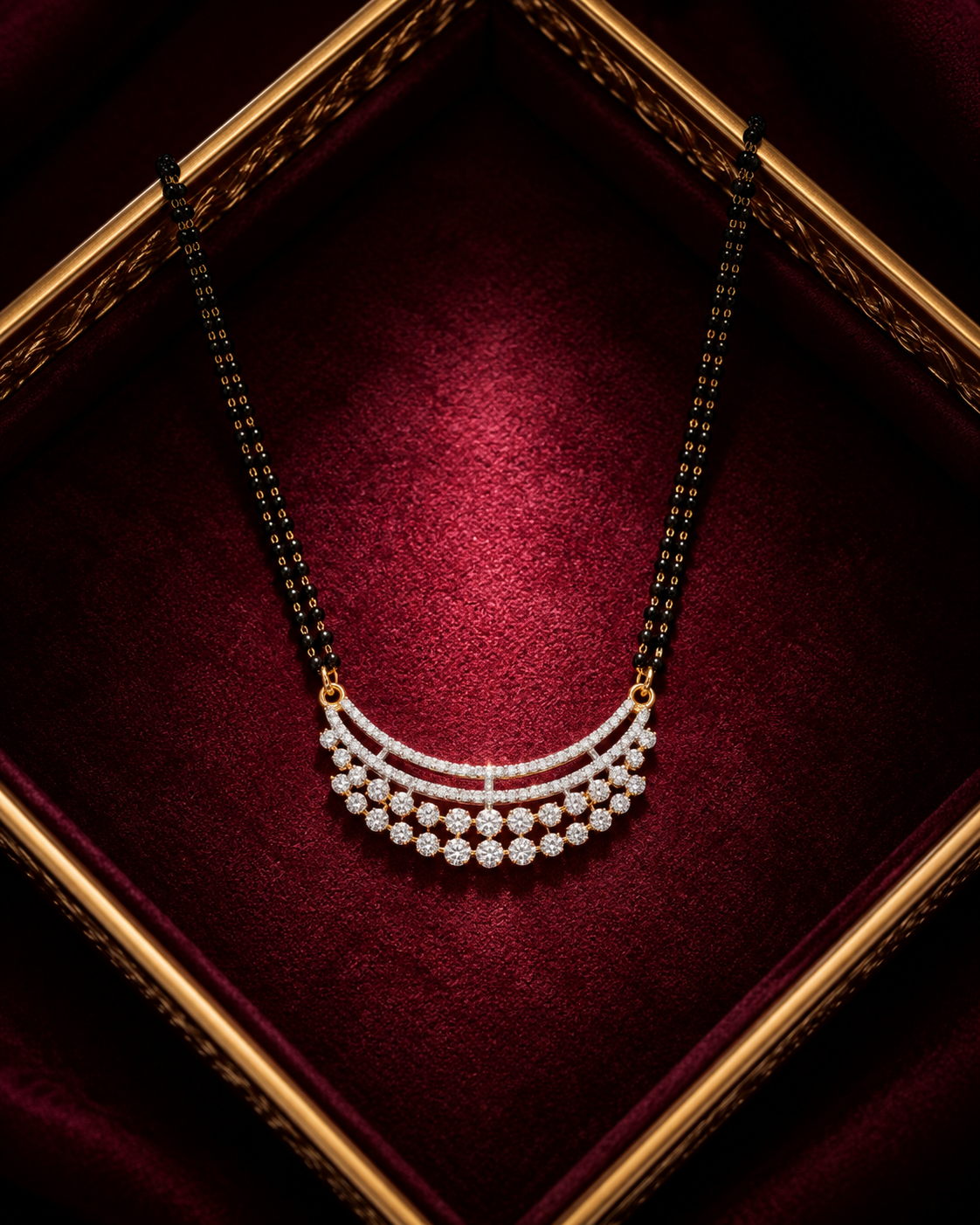 Radiant CZ Bar Mangalsutra 24 inch