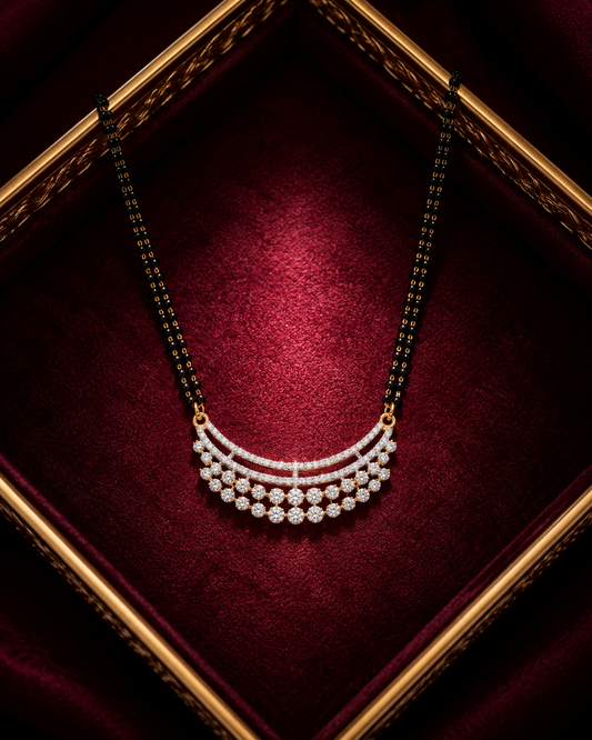 Radiant CZ Bar Mangalsutra 24 inch