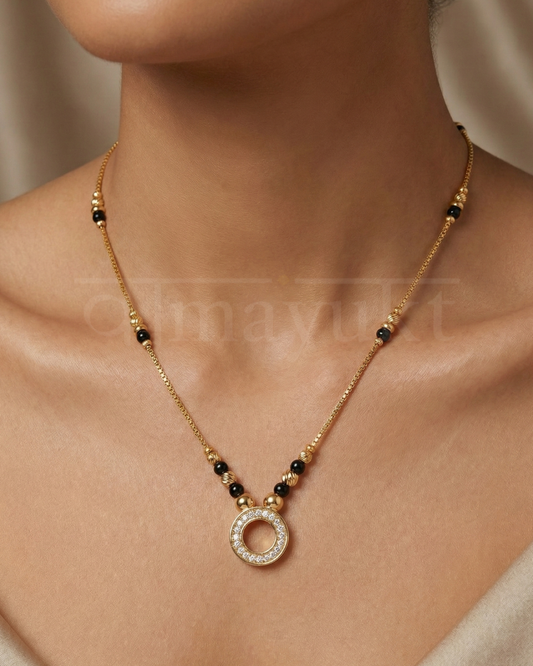 Flora modern mangalsutra