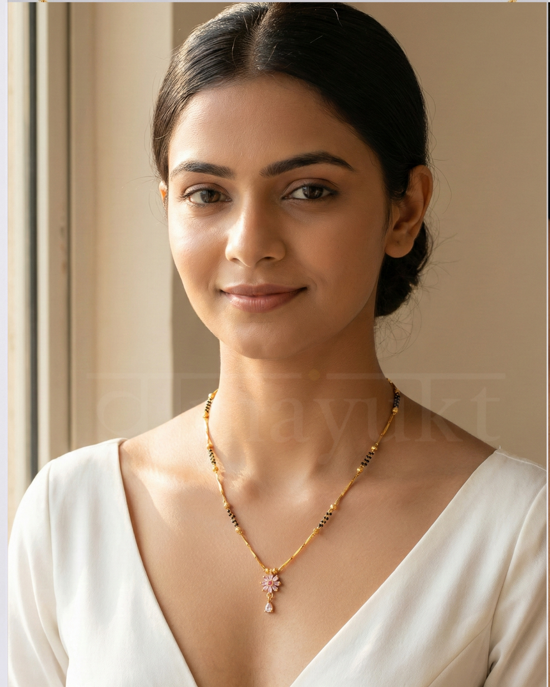 Elite V4 modern flower mangalsutra