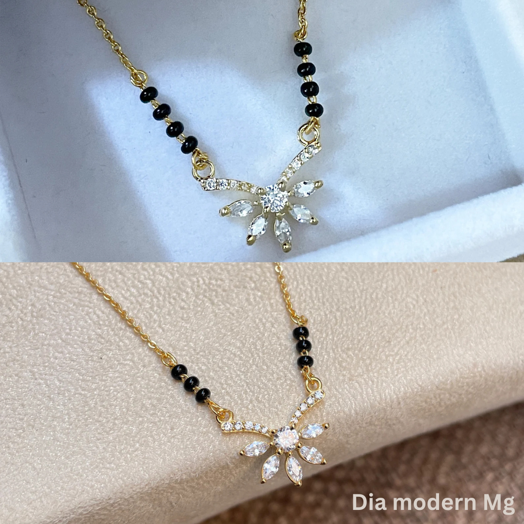 Dia Beads modern Mangalsutra