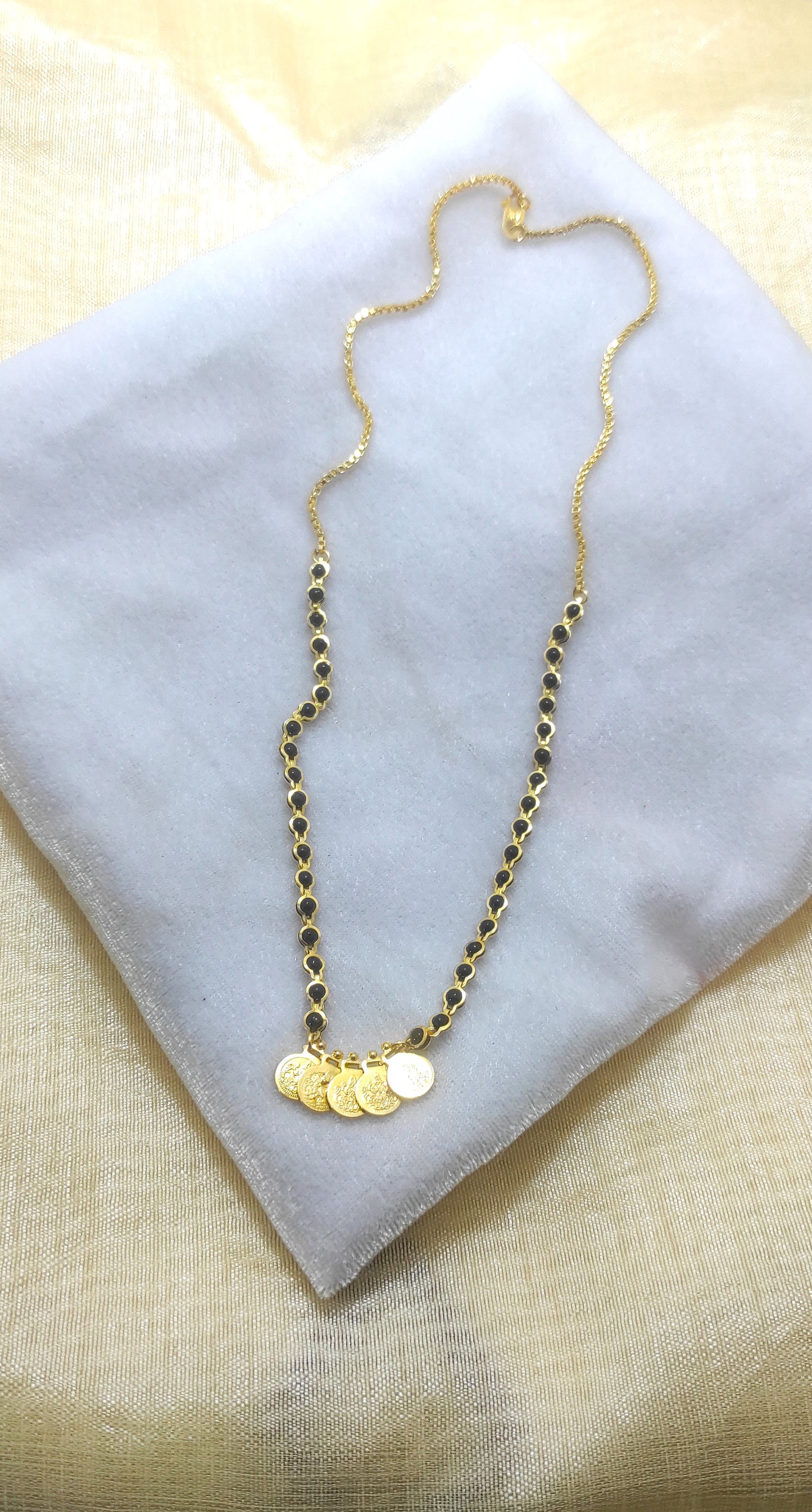 Combo Set of Goddess Laxmi Mangalsutra  30 Inch & 18 Inch