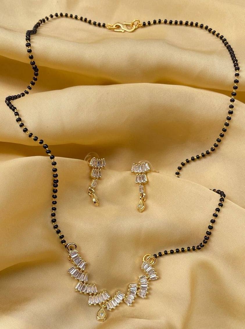 Crossover A.D Studded Mangalsutra Set