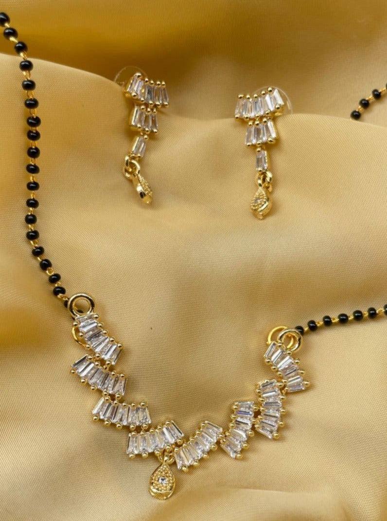 Crossover A.D Studded Mangalsutra Set