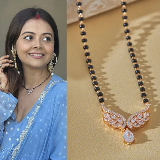 Devoleena Inspired Mangalsutra Rosegold