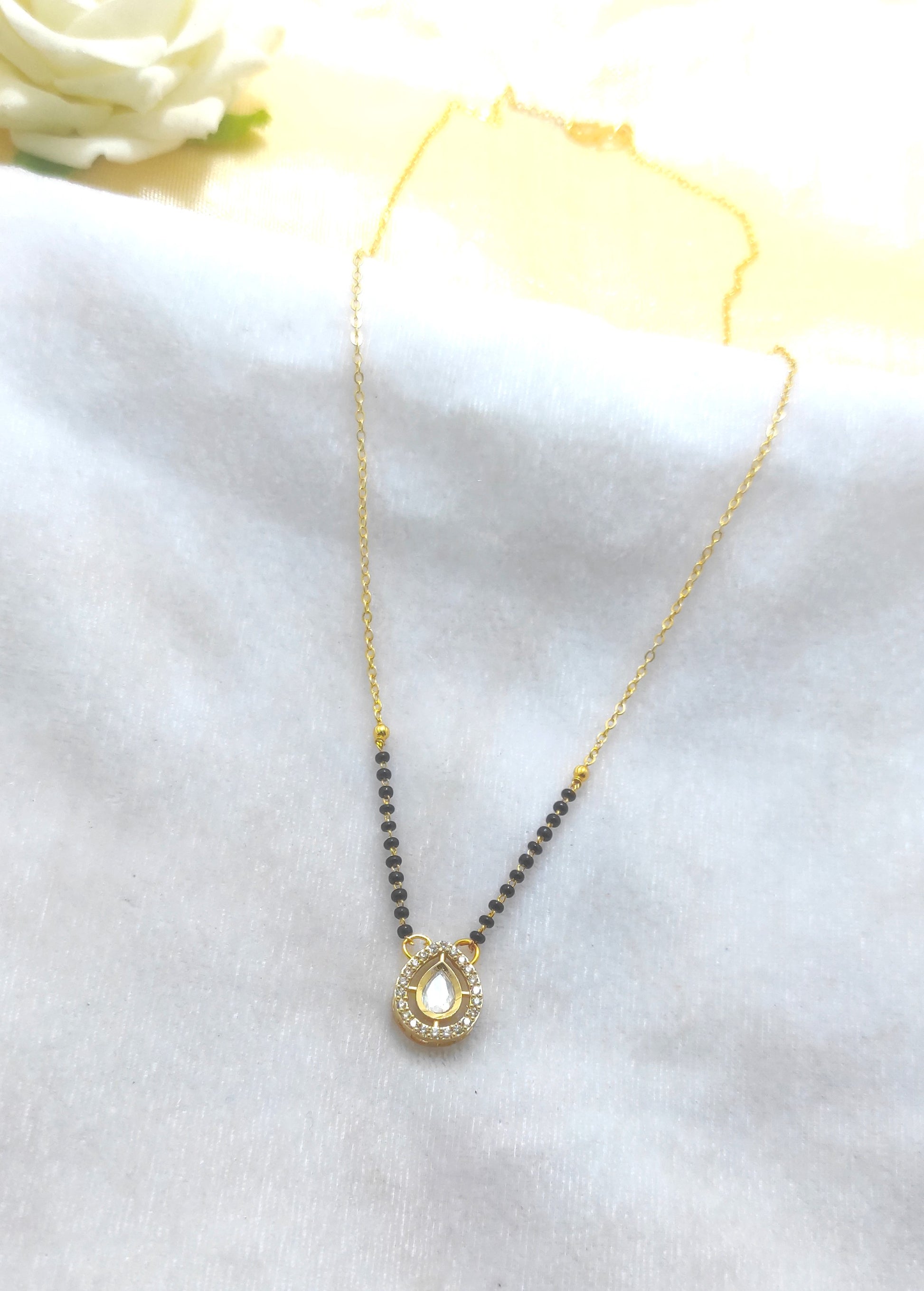 Jadau Premium Kundan modern Mangalsutra