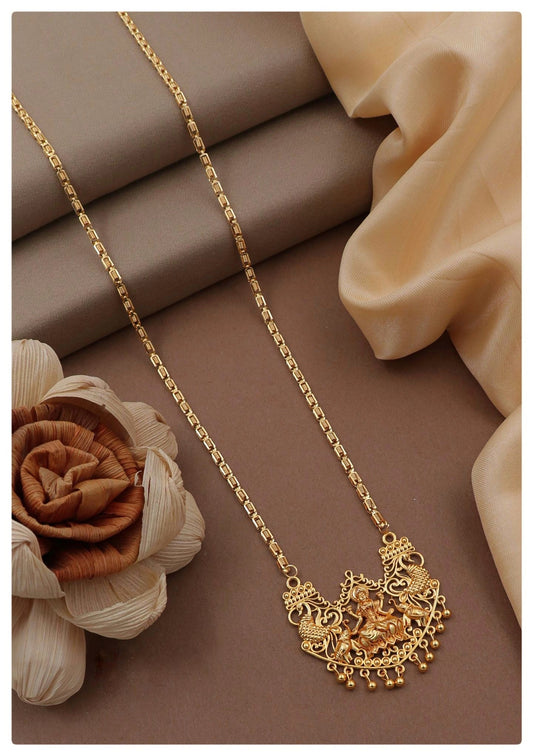 Laxmihar Temple Style Long Neclace Dn3