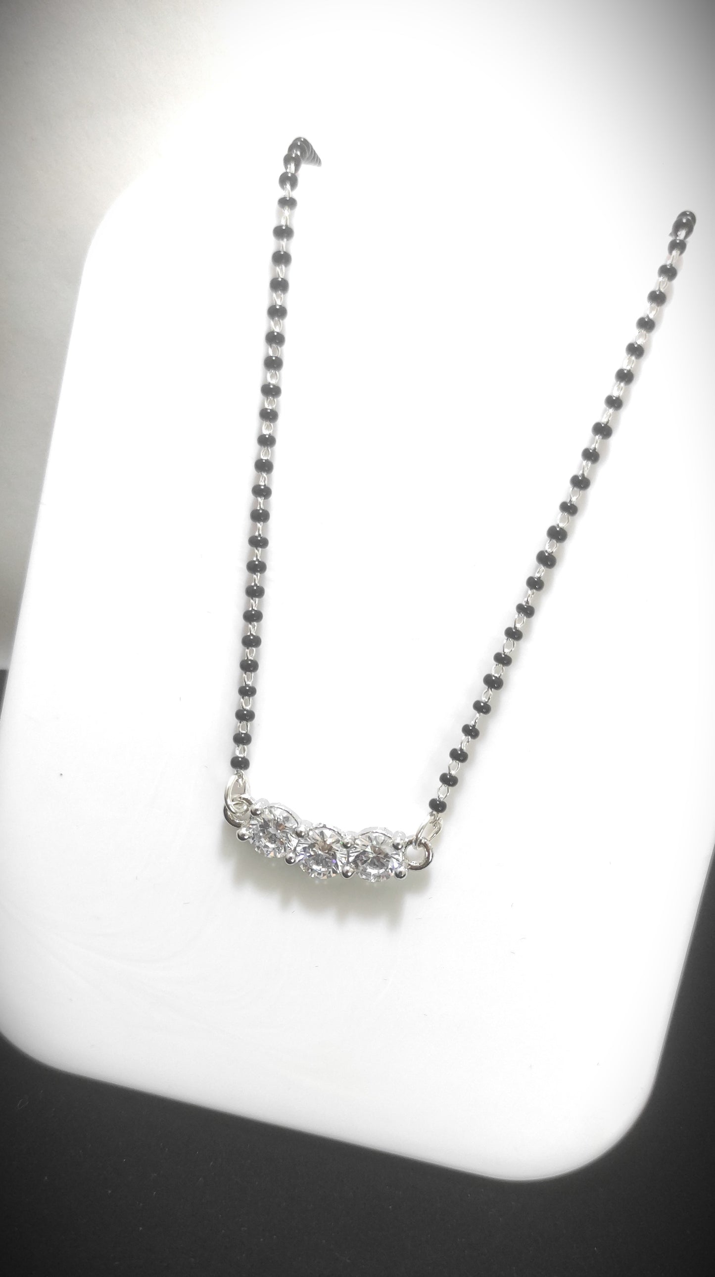 Aisu Inspired Silver Plated Mangalsutra