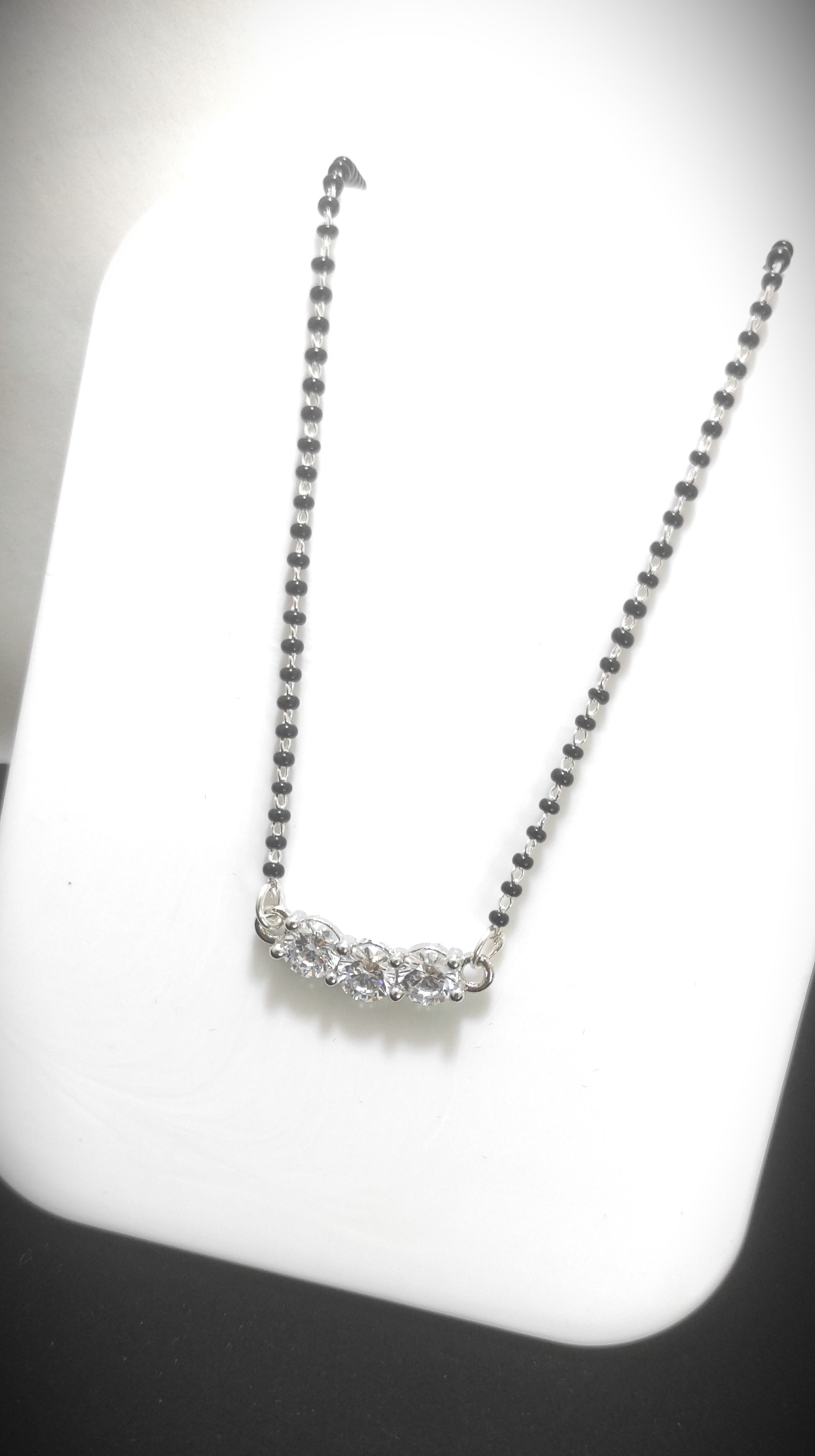 Aisu Inspired Silver Plated Mangalsutra