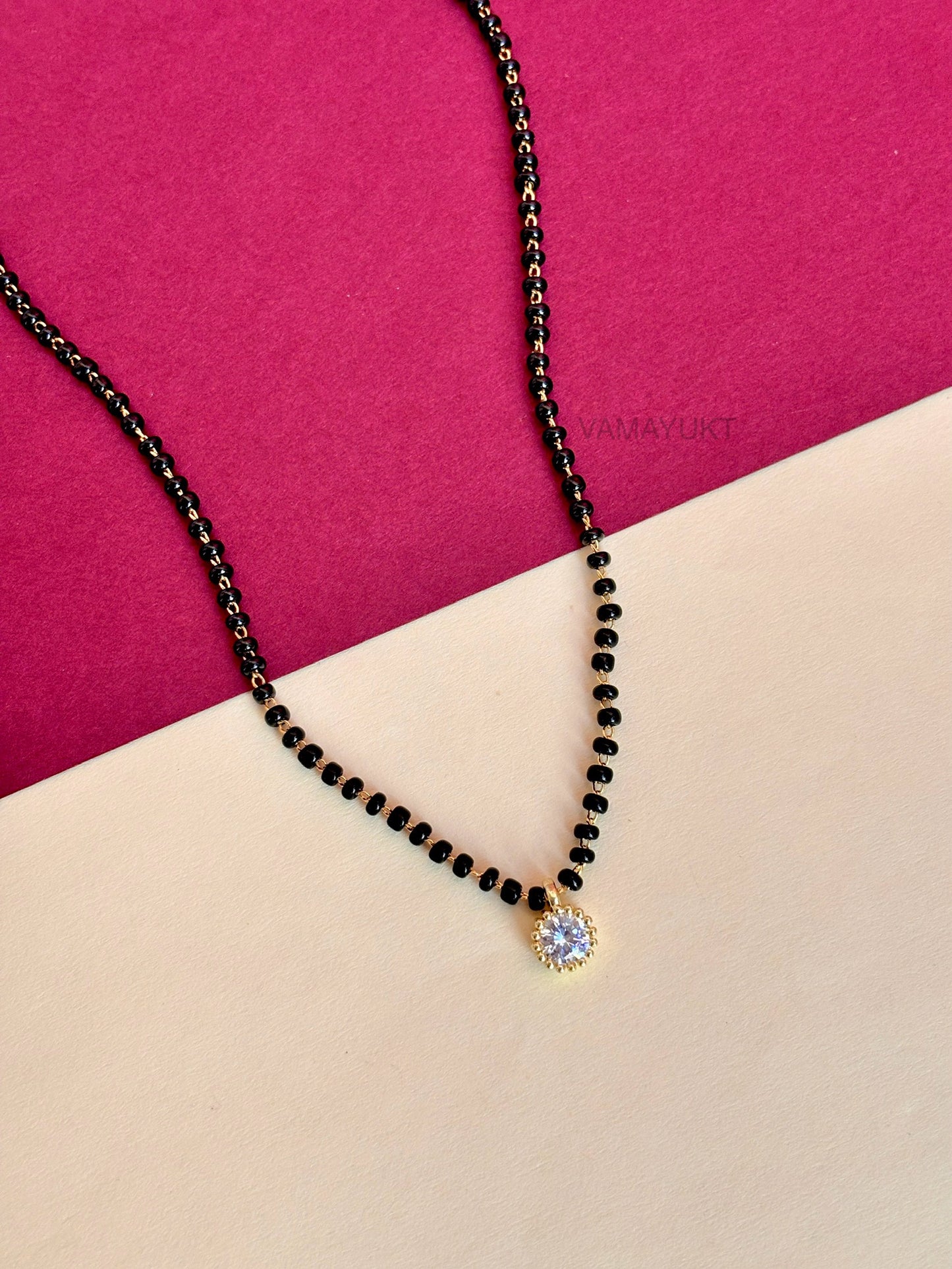 Dipika solitaire mangalsutra