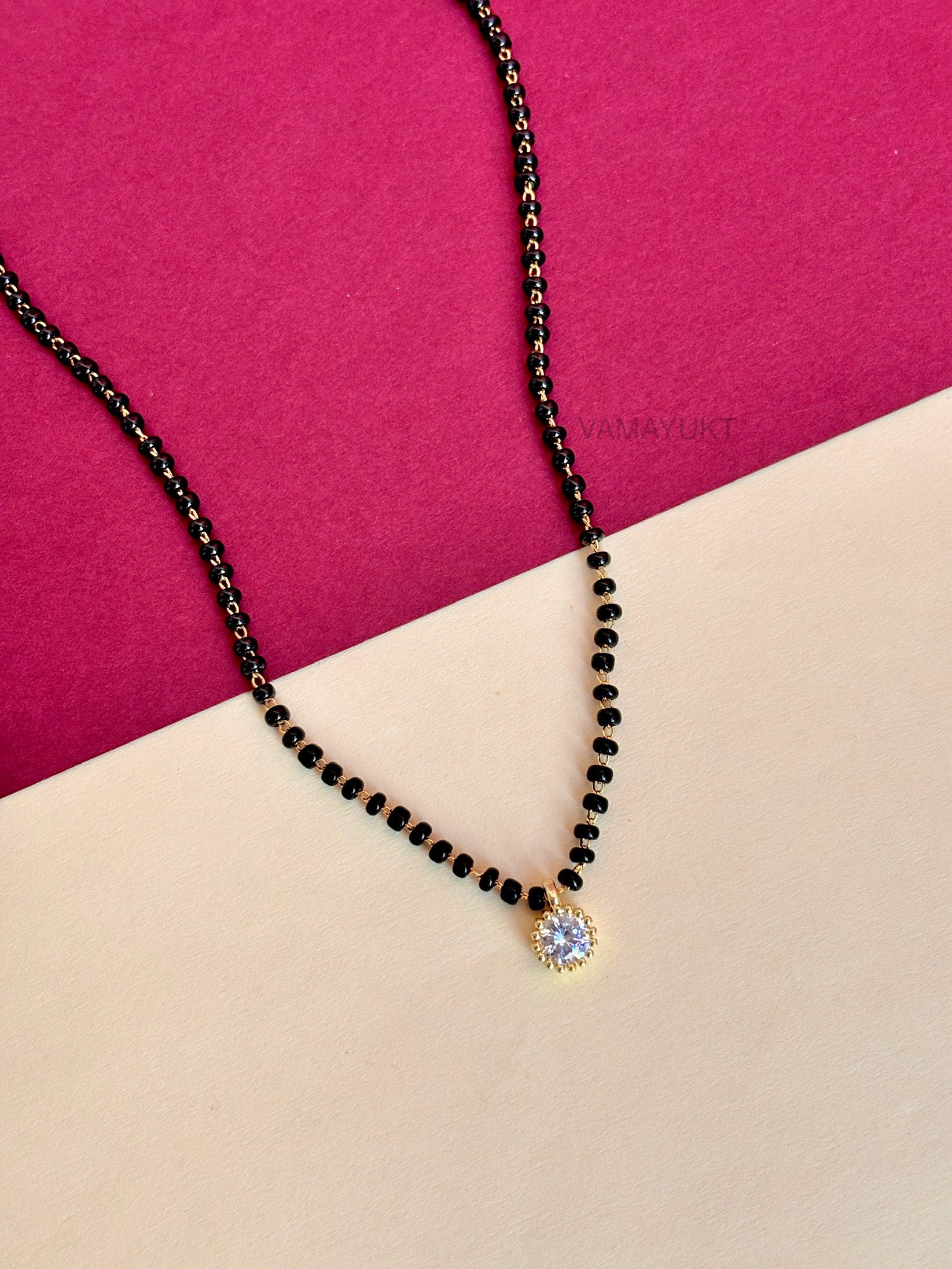 Dipika solitaire mangalsutra