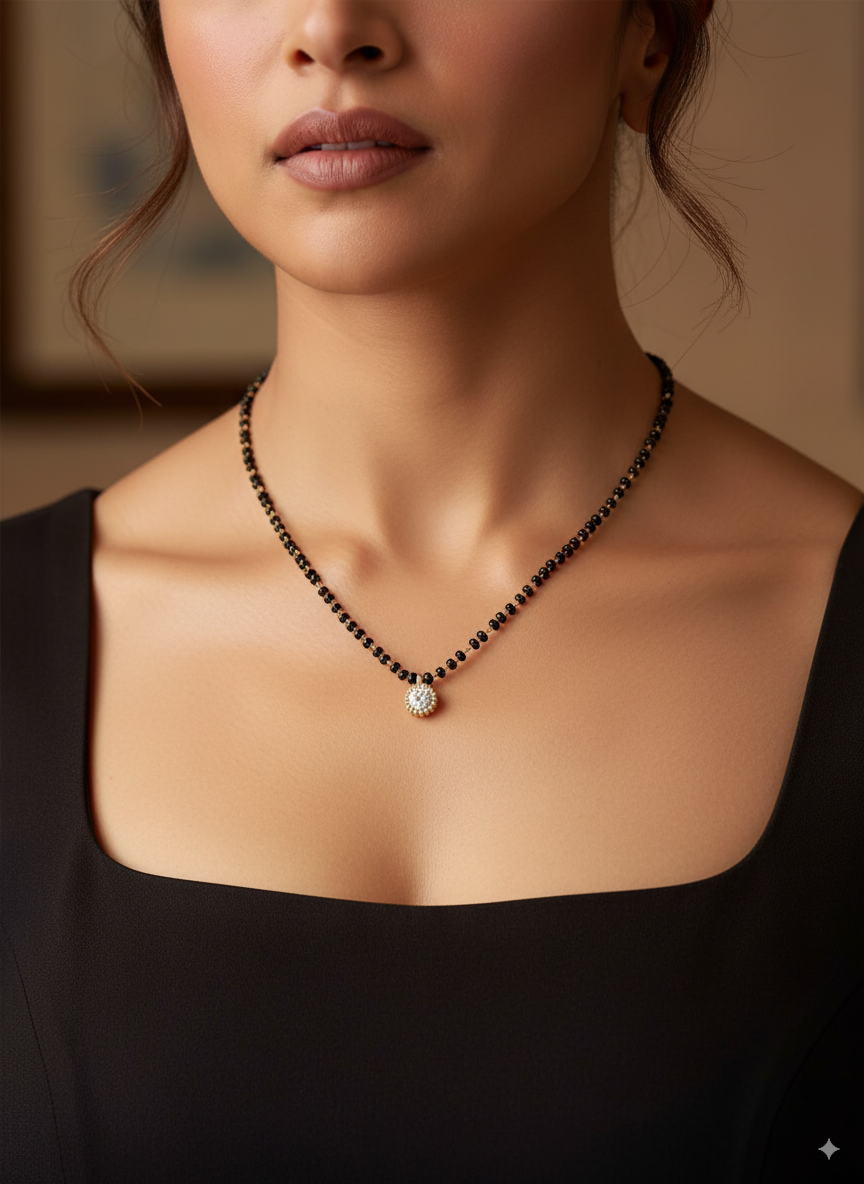 Dipika solitaire mangalsutra