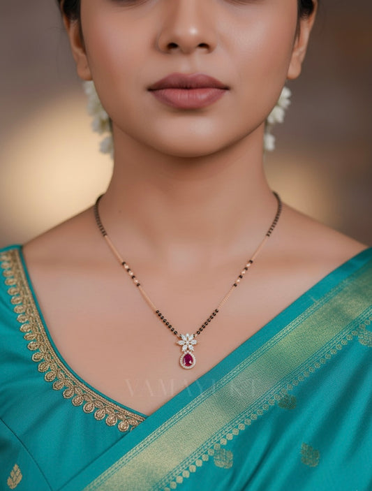 Amaya ruby modern mangalsutra