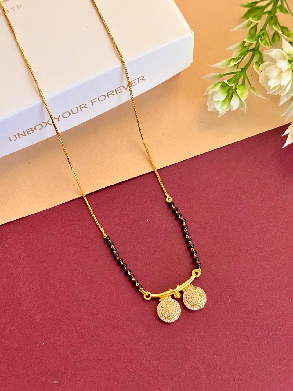Modern Vati thickchain  mangalsutra