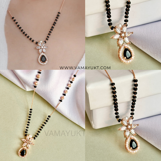 Amaya black modern mangalsutra