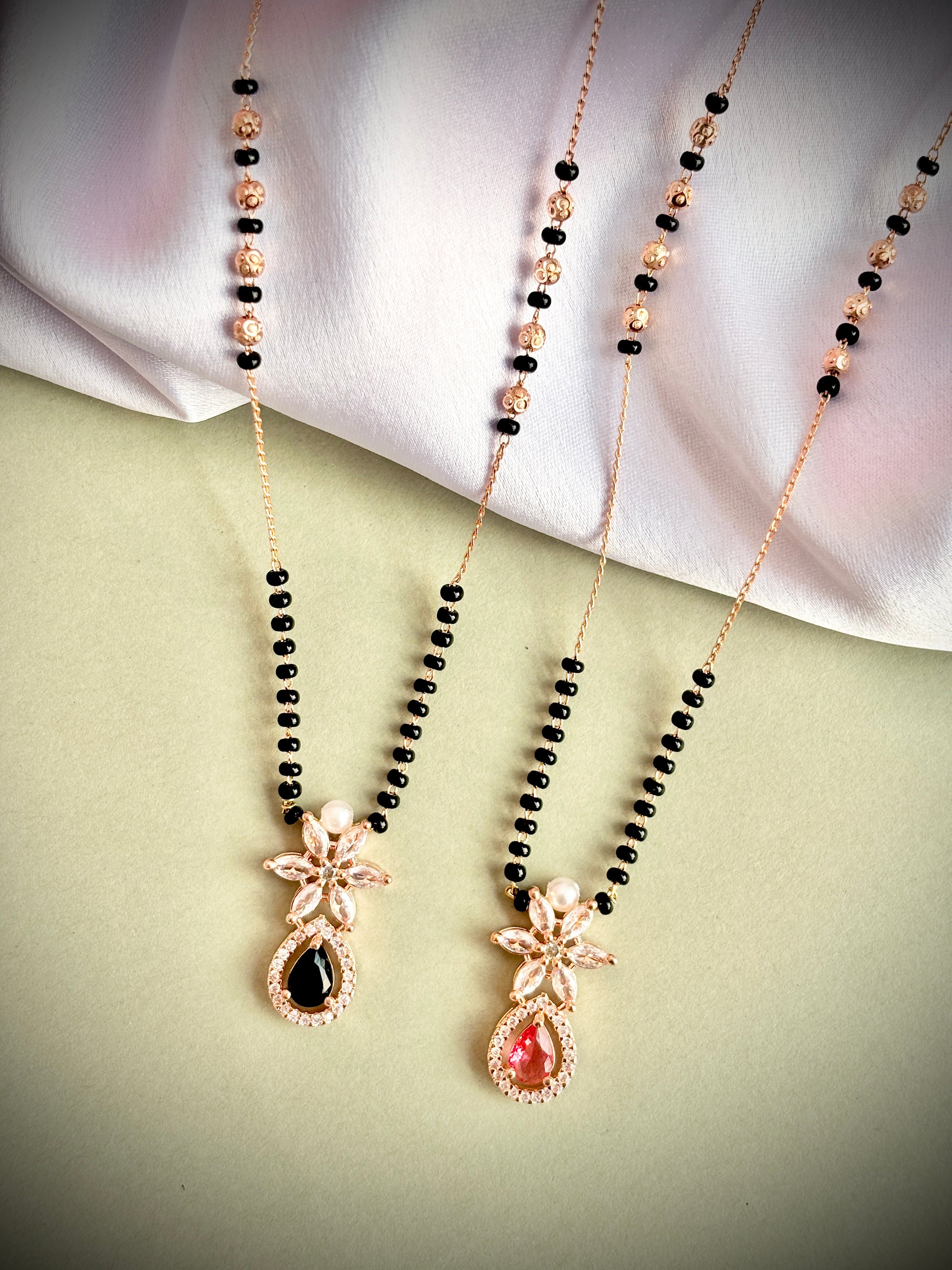 Amaya black modern mangalsutra