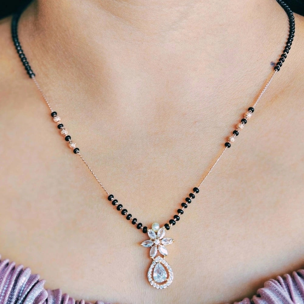 Amaya white modern mangalsutra