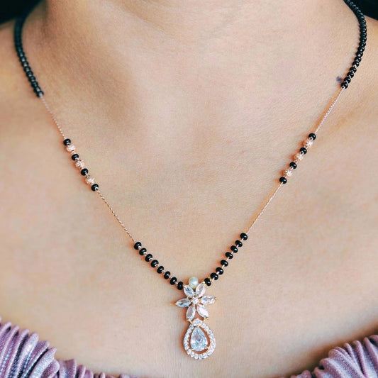 Amaya white modern mangalsutra