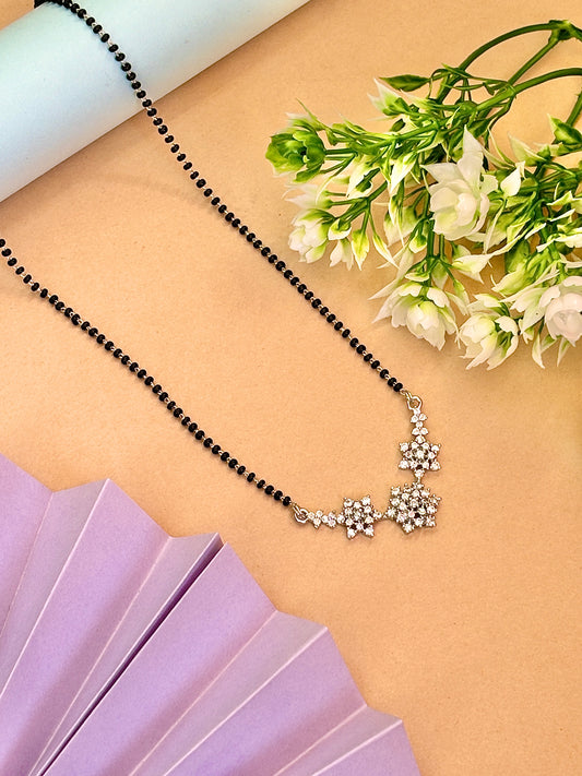 Anupama Elegant  silver 18 inch mangalsutra