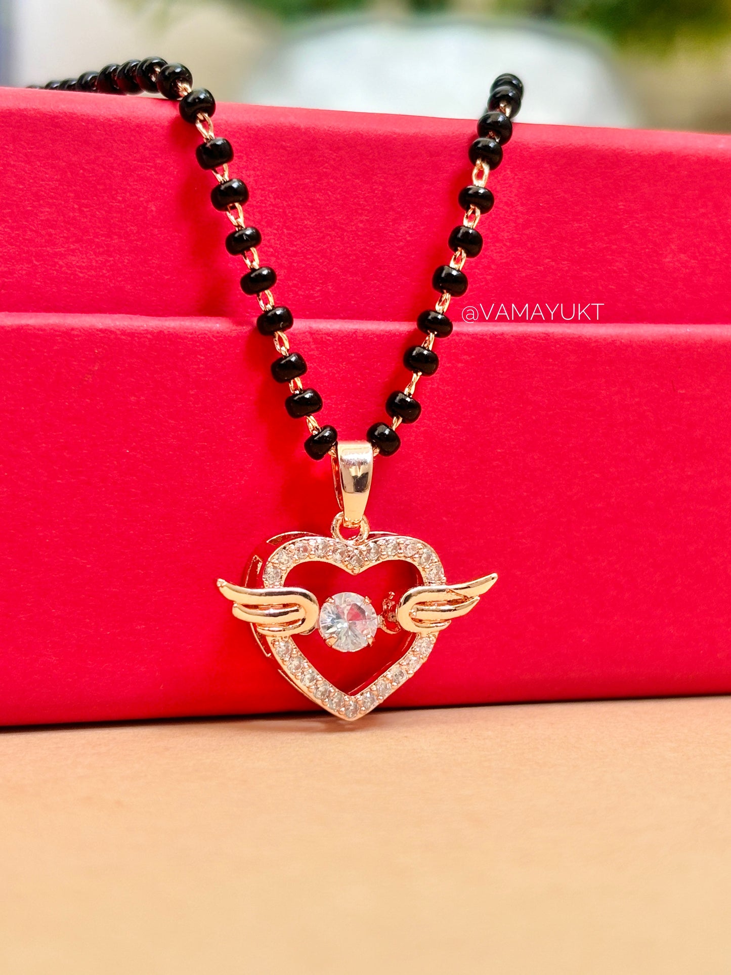 Aster heart   Waterproof Mangalsutra 18 inch