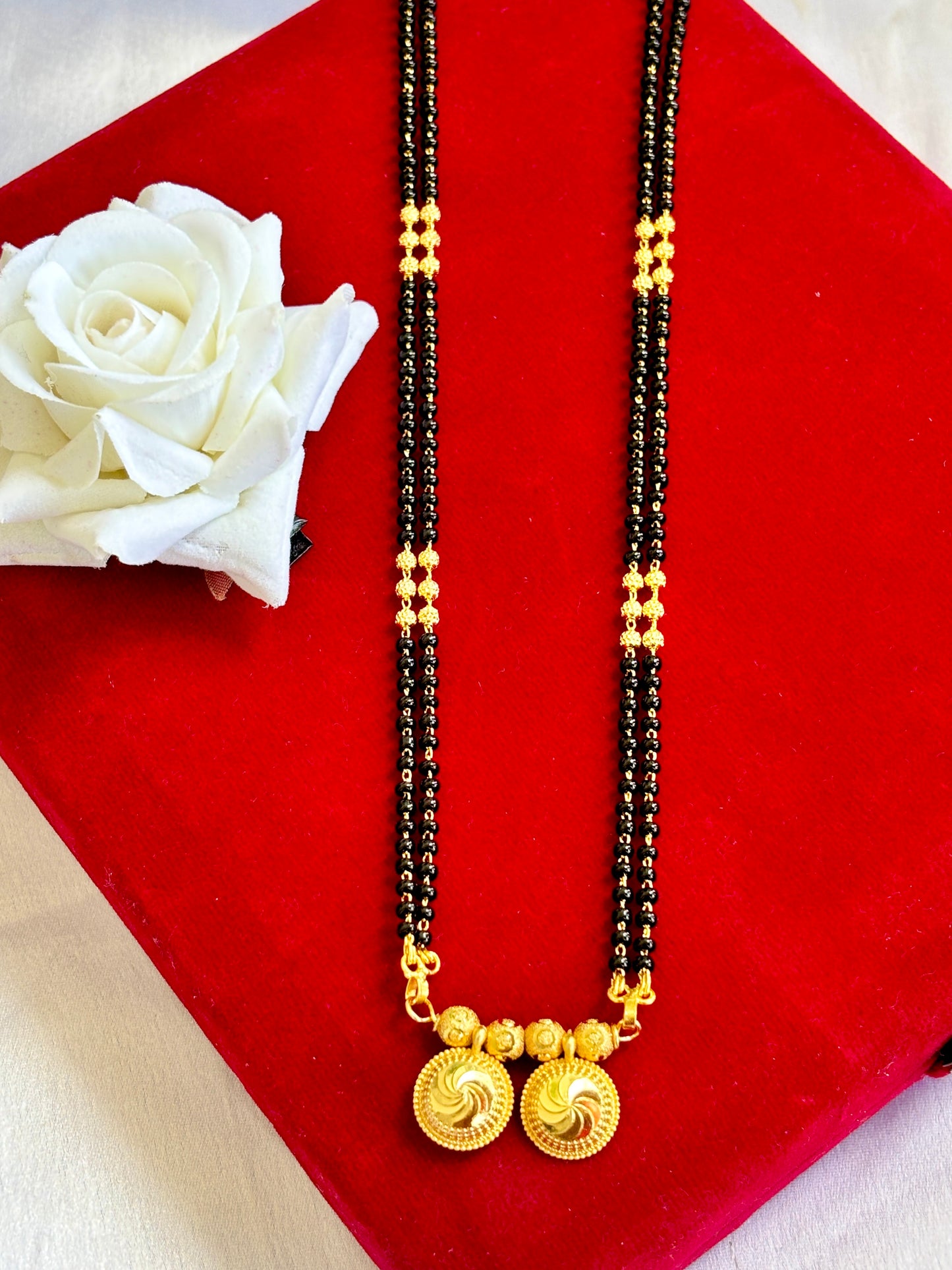 Vati Mangalsutra 2 Strand 24 Inch