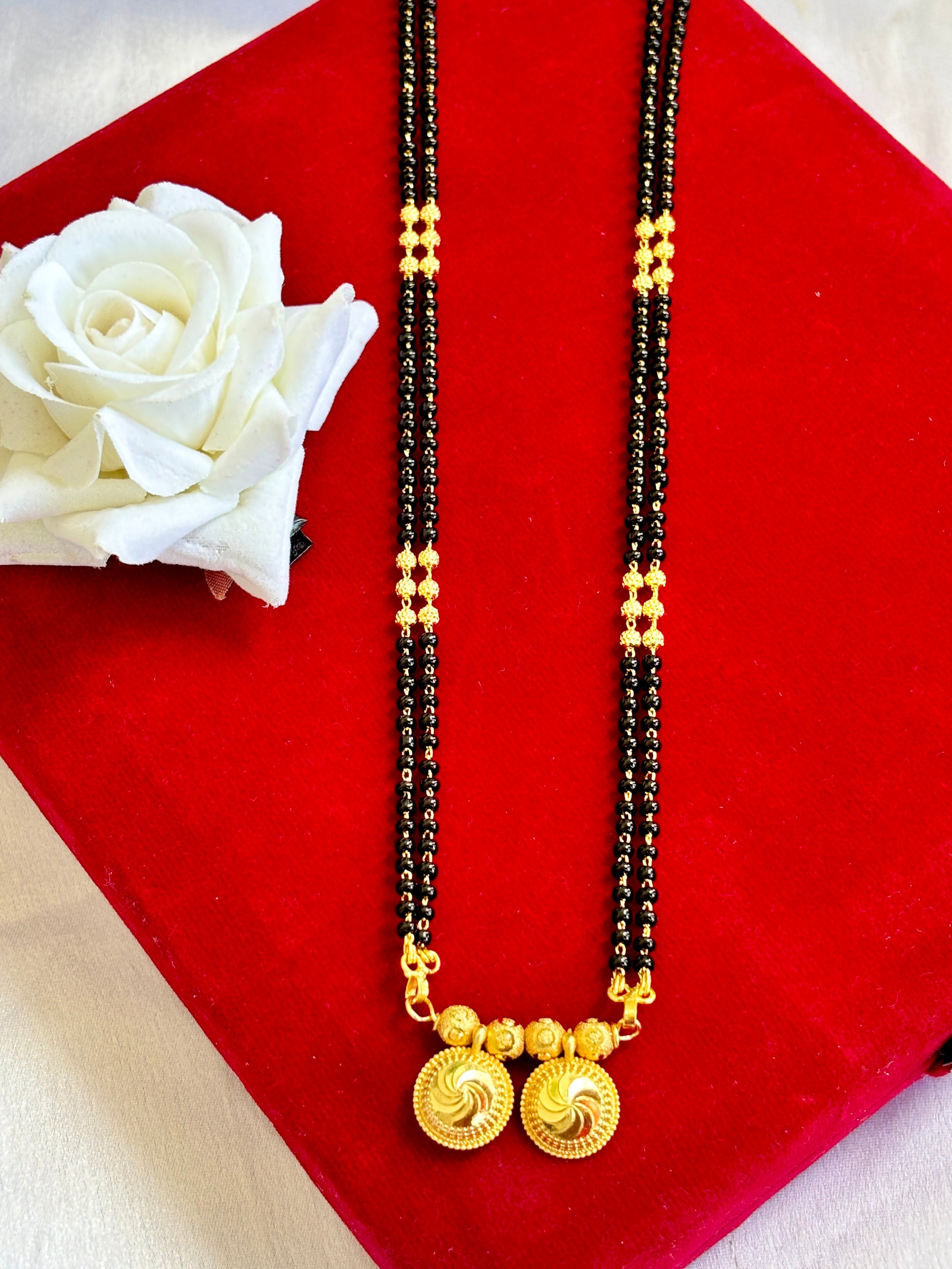 Vati Mangalsutra 2 Strand 24 Inch