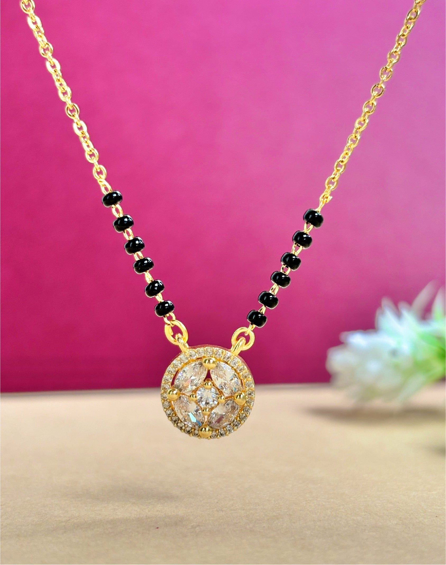 Carvy modern mangalsutra