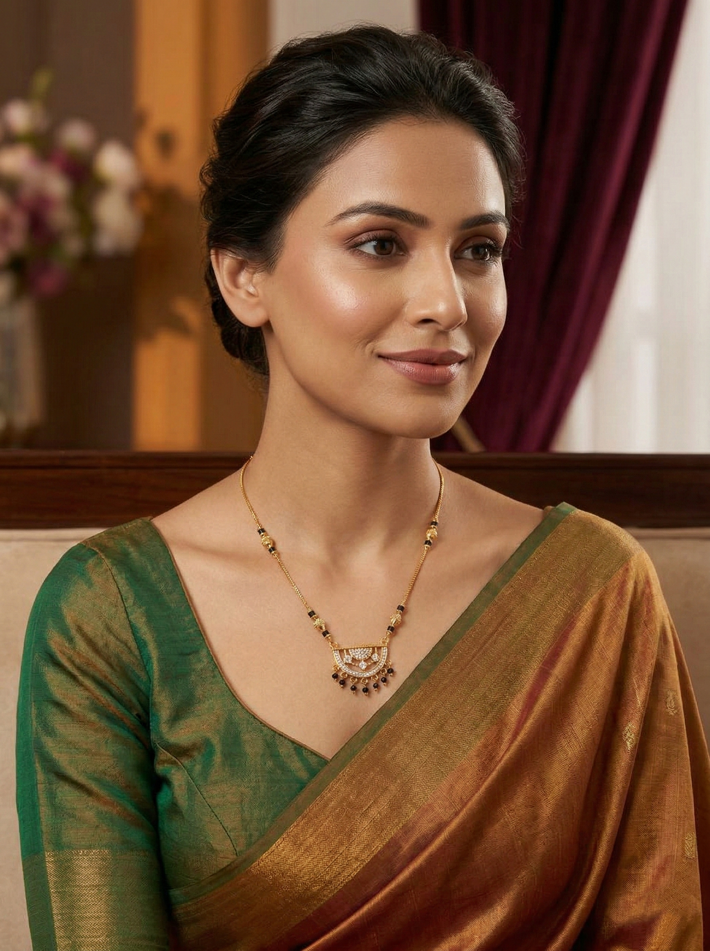 Chandrika royale 18k mangalsutra