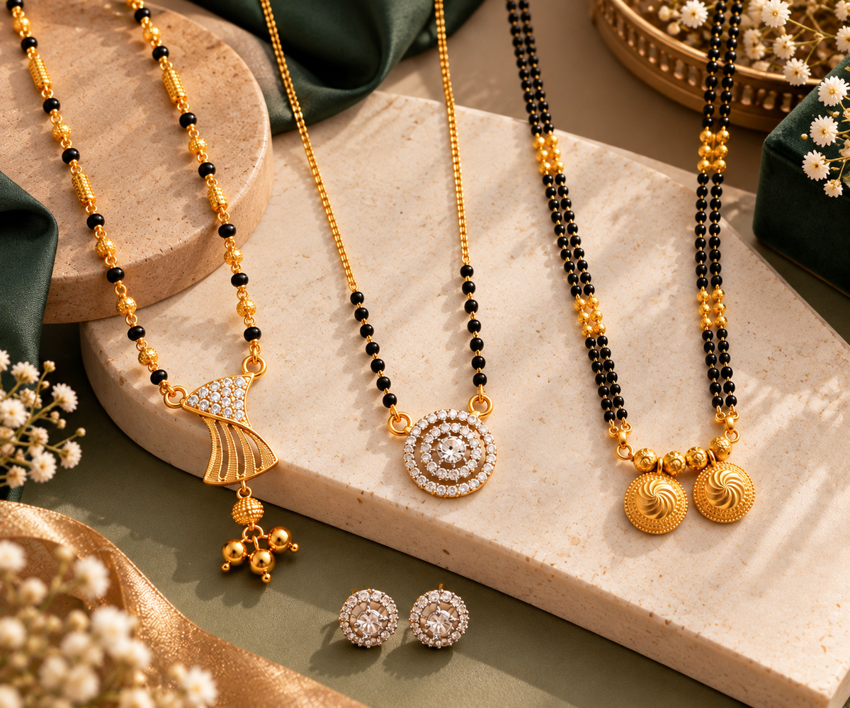 Vaiedhi, Vati and Shalo Modern Mangalsutra Combo