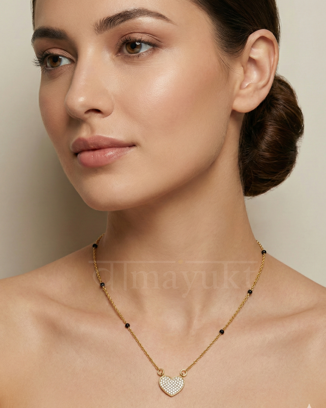 Dreamy heart modern mangalsutra