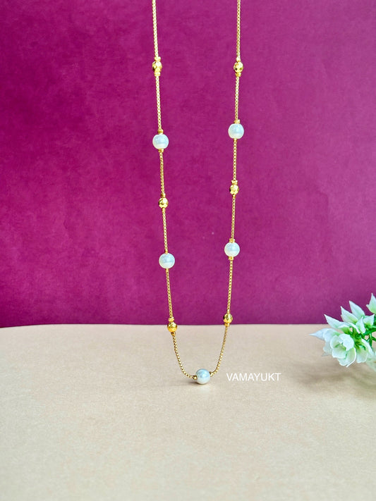 Elegant pearl Mala 18inch