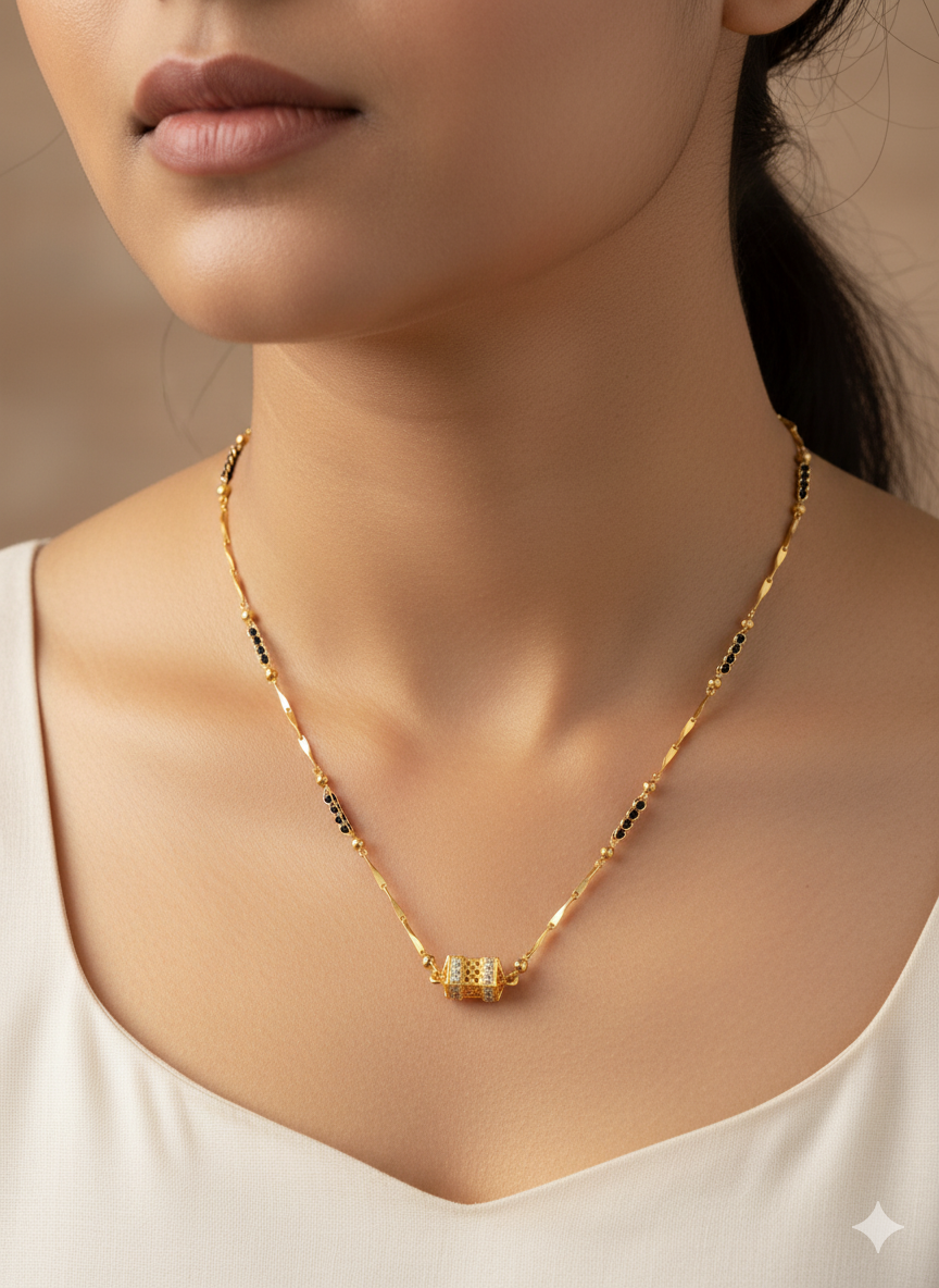 Elite V3 modern cube mangalsutra