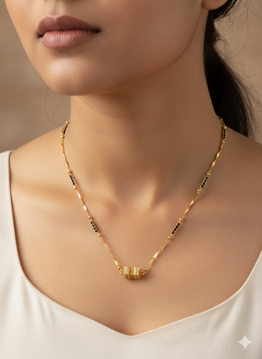 Elite V3 modern cube mangalsutra