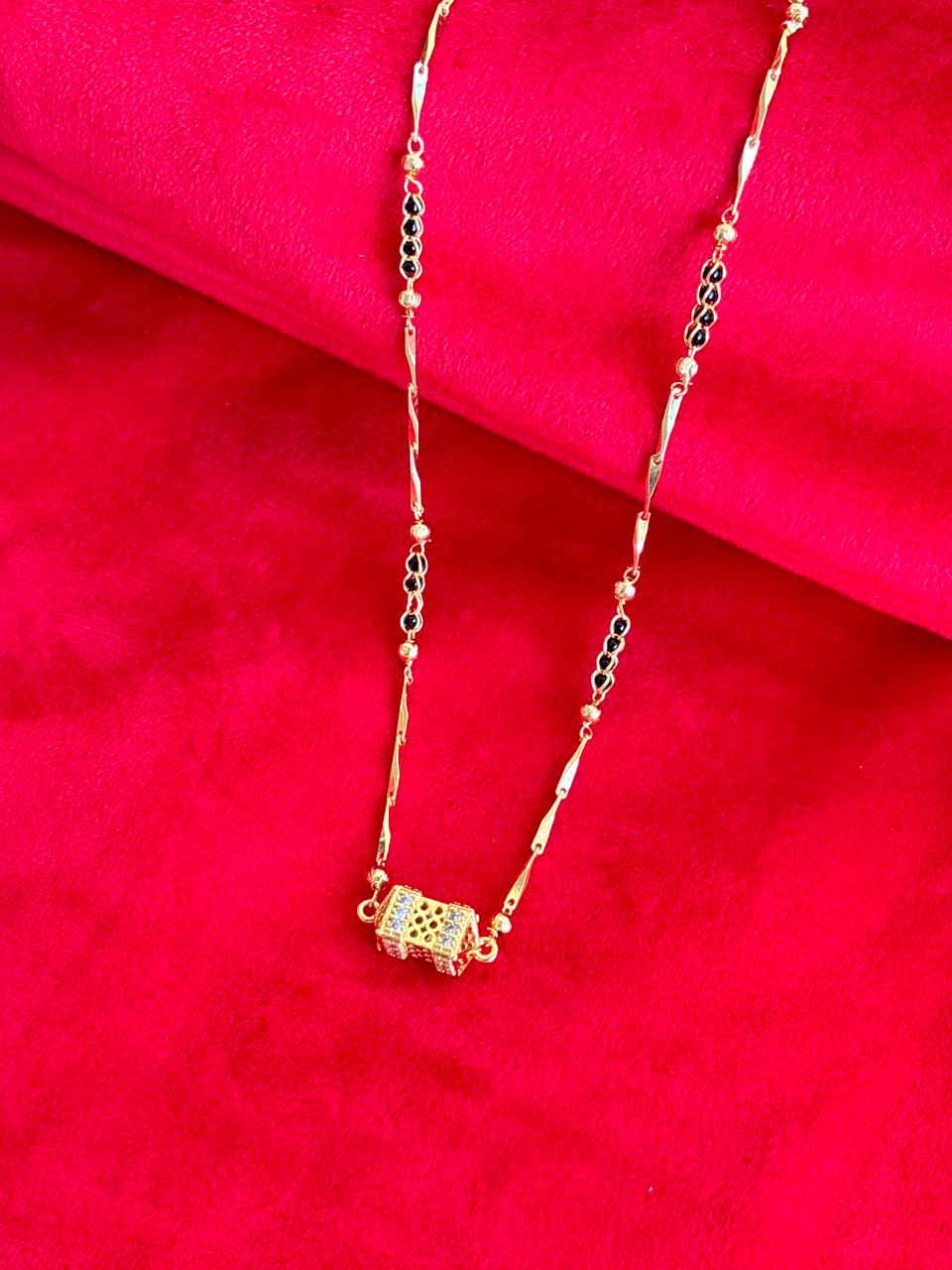 Elite V3 modern cube mangalsutra