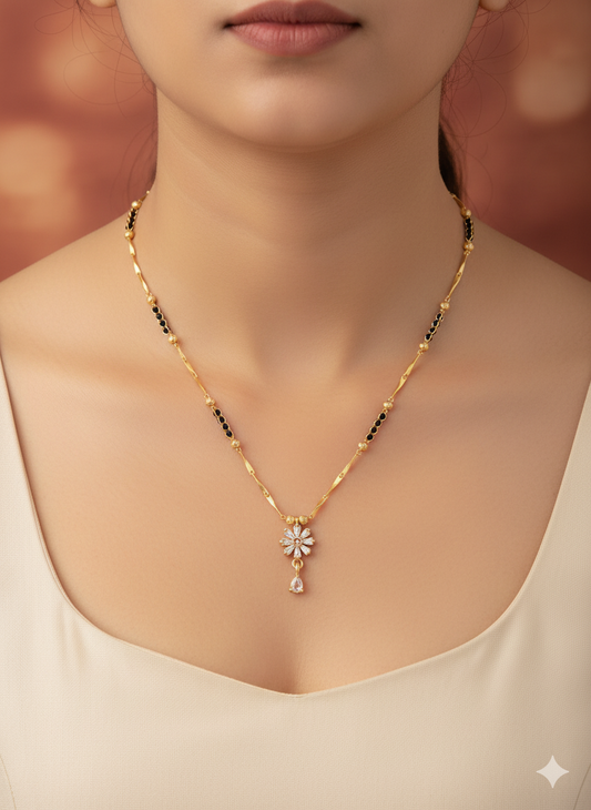 Elite V4 modern flower mangalsutra