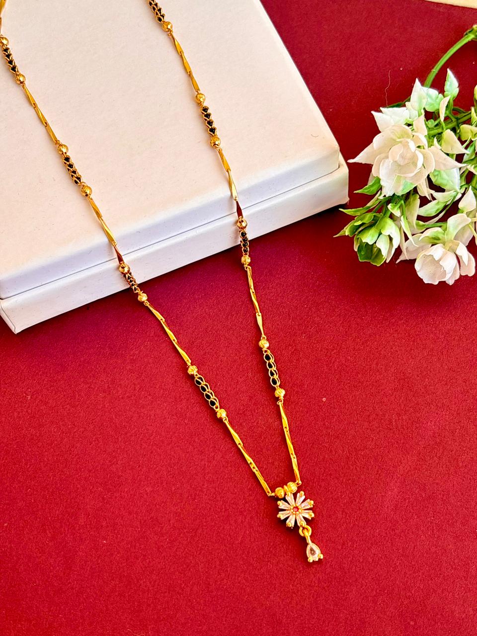 Elite V4 modern flower mangalsutra