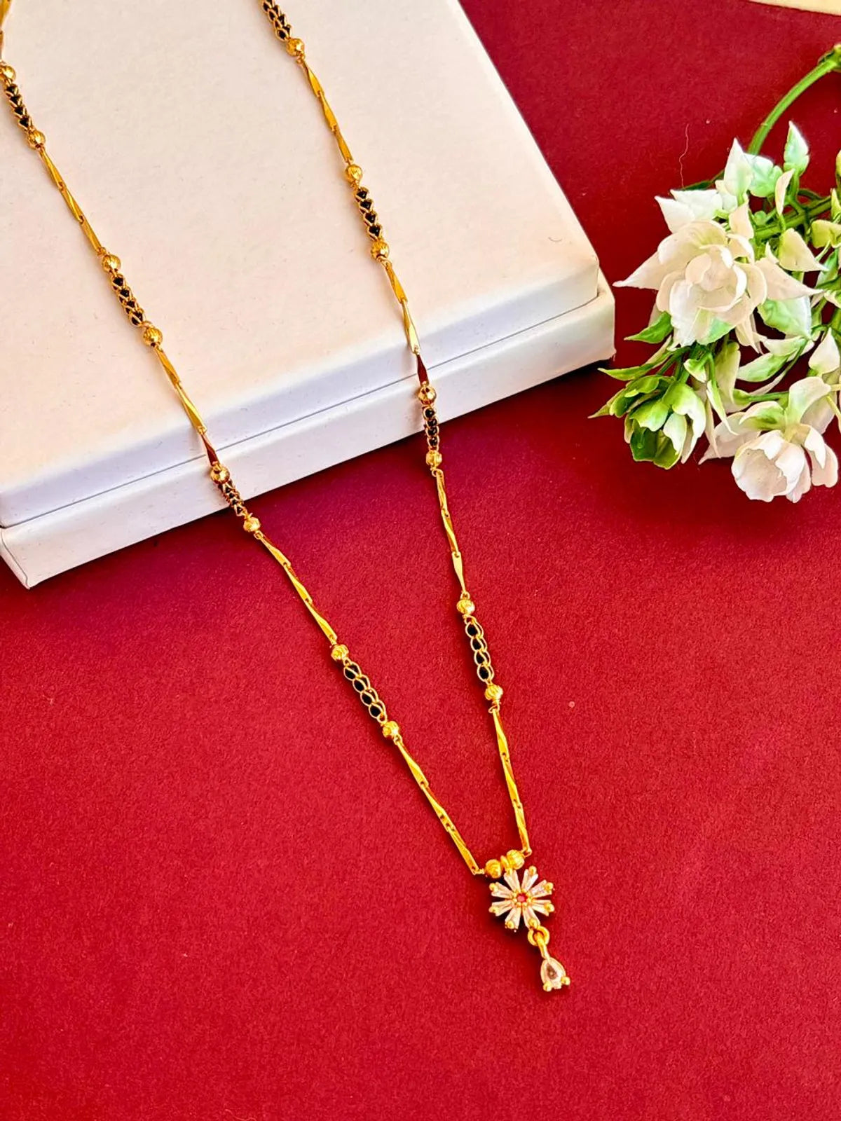 Vaidehi Mangalsutra + Avni Minimal + Elite V4 Mangalsutra Combo Set