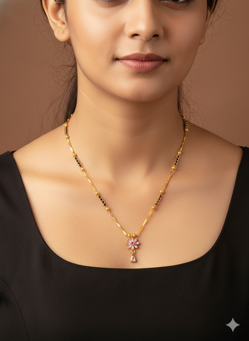 Elite V4 modern flower mangalsutra